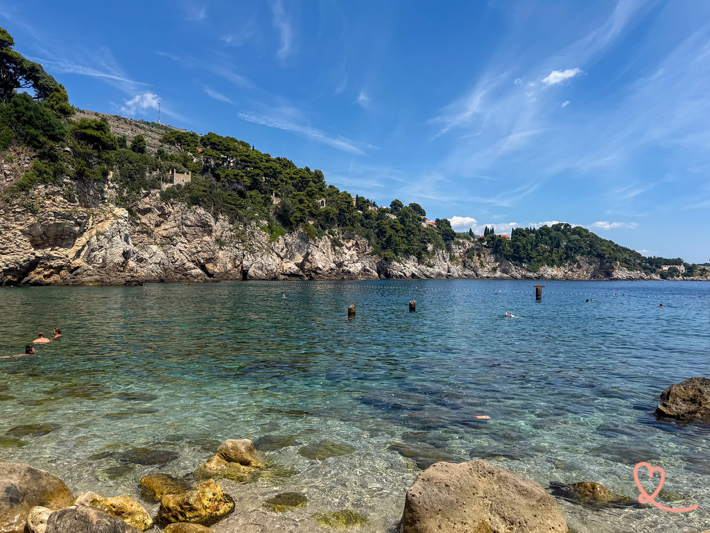 Region Lovers testaram a praia de Bellevue em Dubrovnik