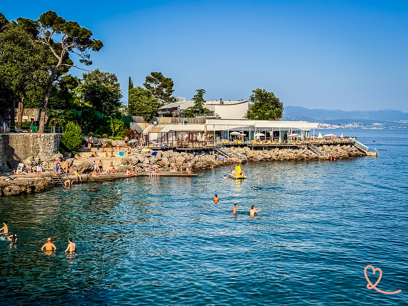 lido beach plage opatija