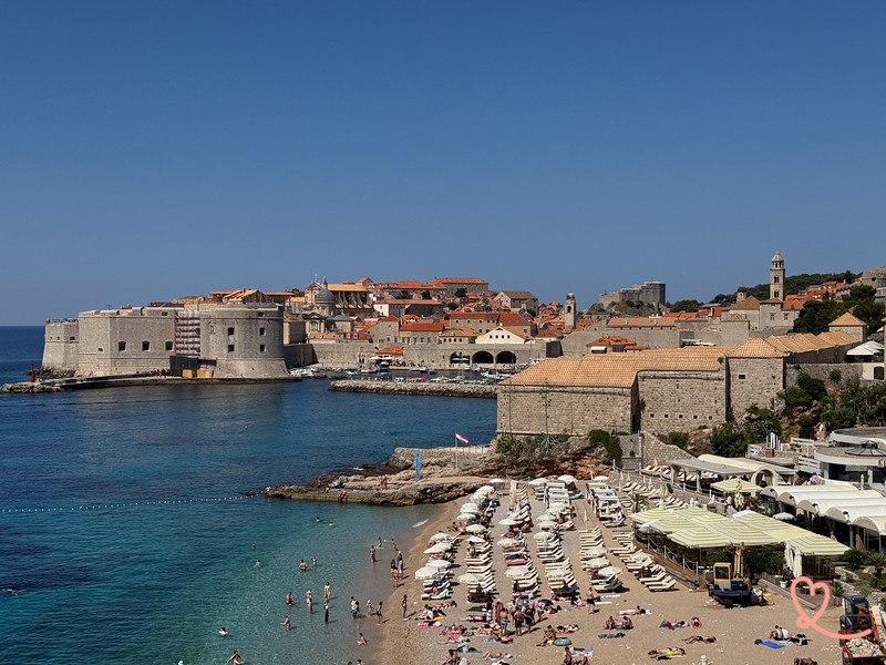 Strand van Banje, Dubrovnik - Panorama