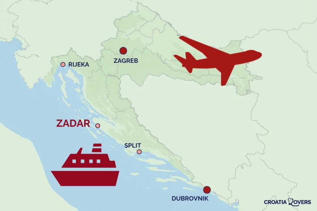 wie man nach zadar kommt